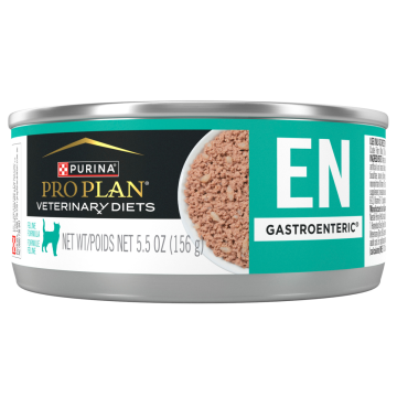 A can of Purina Pro Plan Veterinary Diets EN Gastroenteric wet cat food.