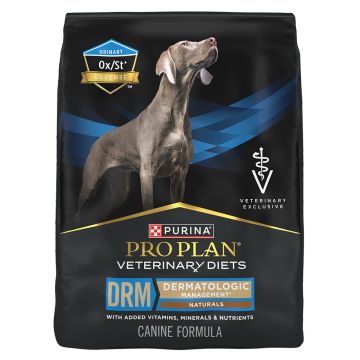  Pro Plan Veterinary Diets DRM Dermatologic Management Naturals Dry Dog Food.