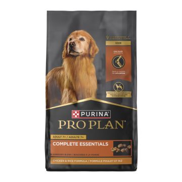 new
A bag of Purina Pro Plan complete essentials chicken and vegetables dry dog food.
