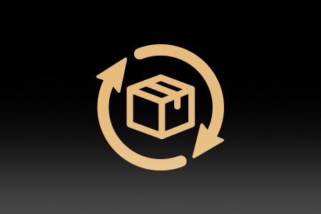 Illustration of a delivery truck moving fast.